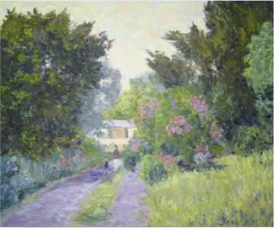 Sample artwork by Jonathan Farley (Born 1970), known for impressionist land-and seascape painting - View similar artists and auction records